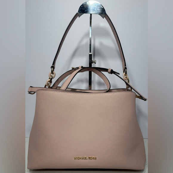 Michael Kors Handbags - Michael Kors Sofia large East-West satchel, blush/blossom pink saffiano leather